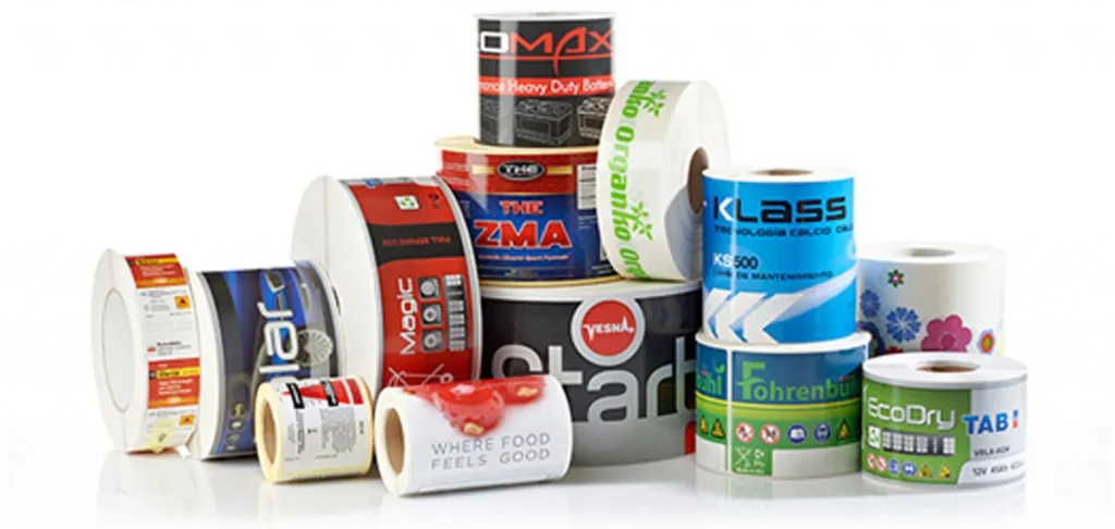 Printed Labels in Roll Form